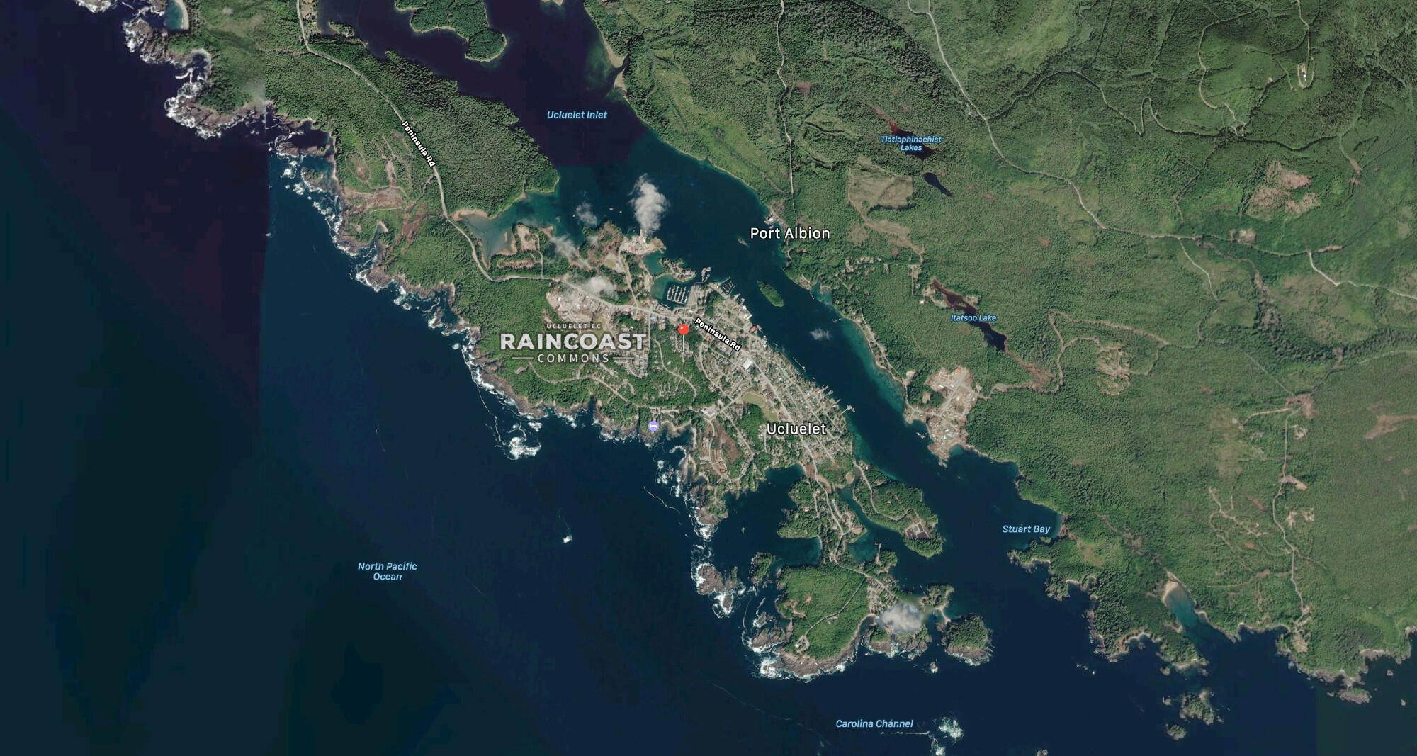 Ucluelet Satellite Map